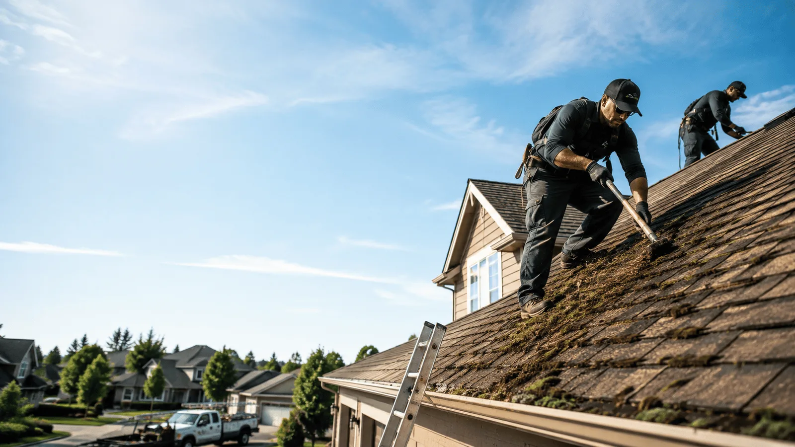 Roof Moss Removal in Mount Olive, NC near me